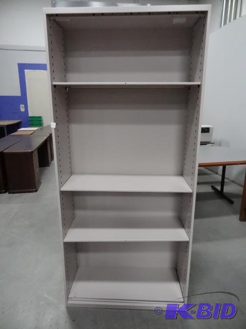 lot 260 image: Metal Book Shelf 36 X 15 X 79...