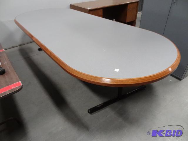 lot 262 image: Large Laminate Conference Table 119 X 48 X 30...