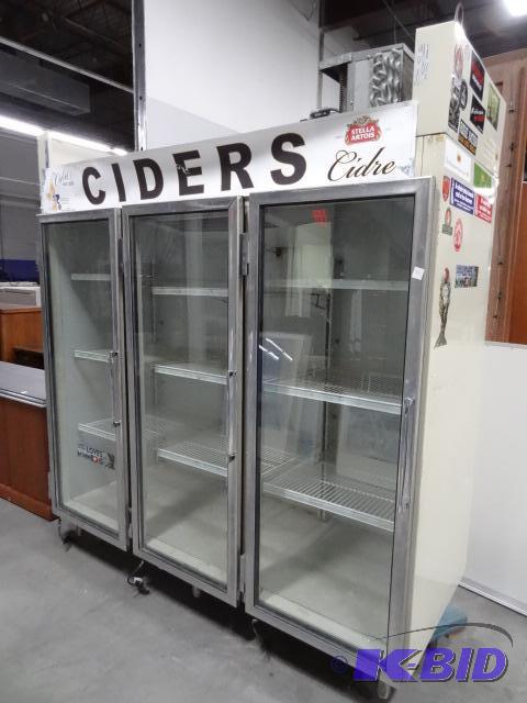 lot 310 image: KCP Company Manf. 3 Door Cooler. Self Contain...