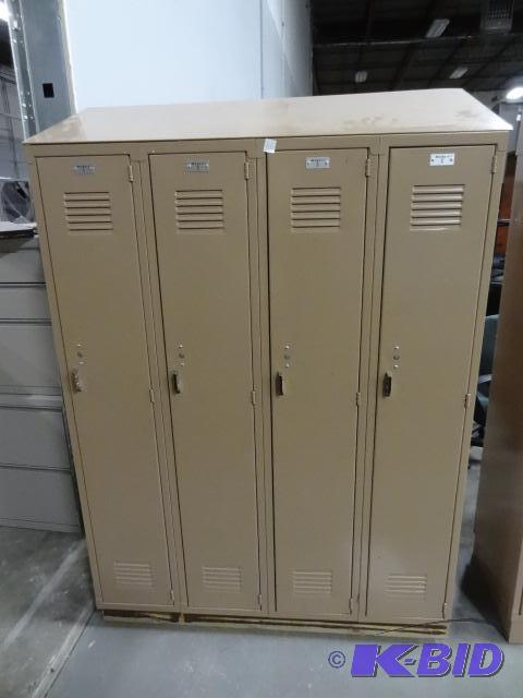 lot 313 image: 4 Bank Locker Unit 48 X 18 X 70...