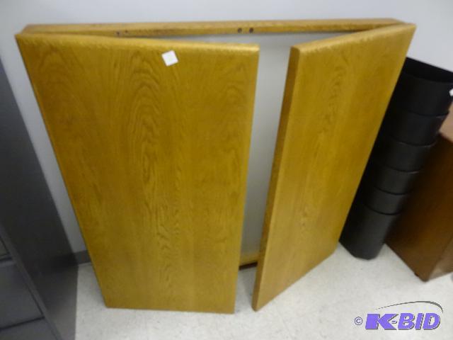 lot 68 image: Wall hanging presentation cabinet. 48 x 48...