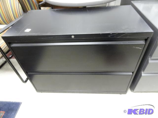 lot 76 image: 36" Metal 2 Drawer Lateral File...