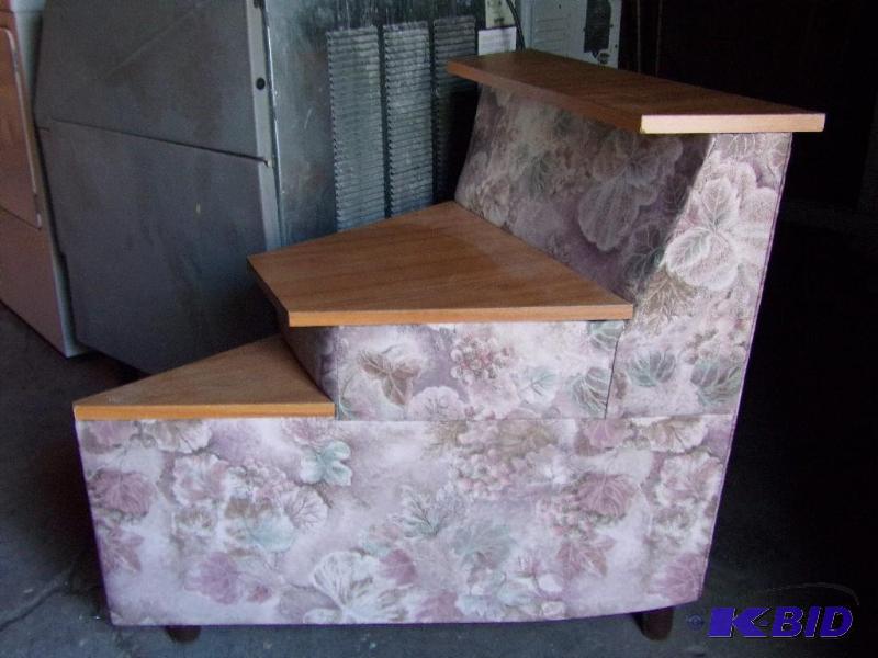 lot 6 image: Two Triangle Shaped Endtables