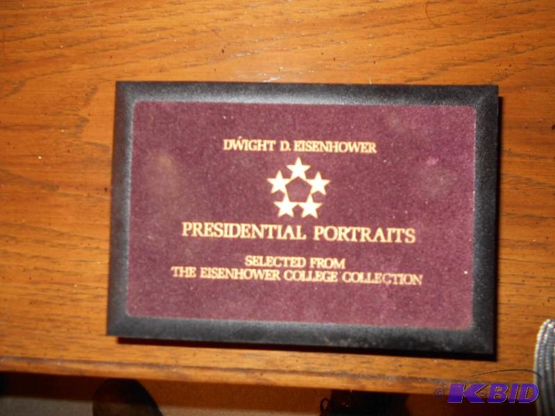 lot 108 image: Dwight D. Eisenhower Presidential Portrait Co...