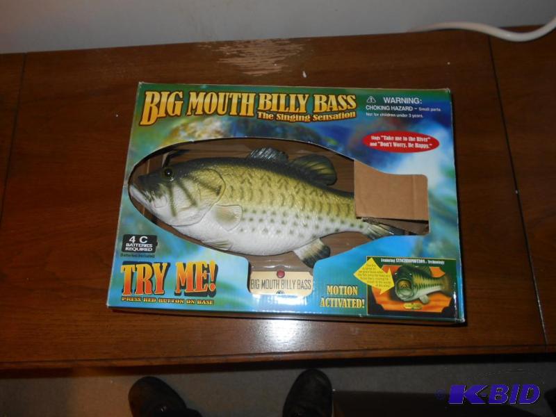 lot 109 image: Big Mouth Billy Bass. New in Box...