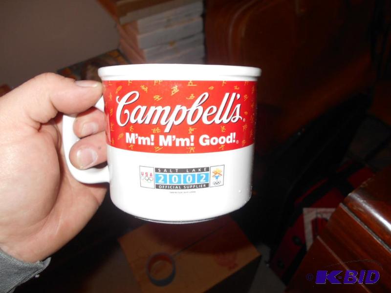 lot 114 image: Campbells Soup Tourine, commemorative of 2002...