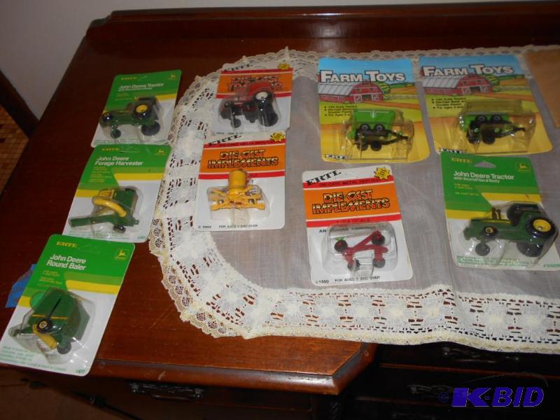 lot 122 image: Miscelaneous toy tractors and implements made...