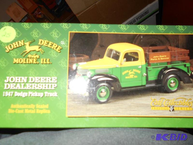 lot 129 image: John Deere dealership 1947 Dodge Pickup Truck...