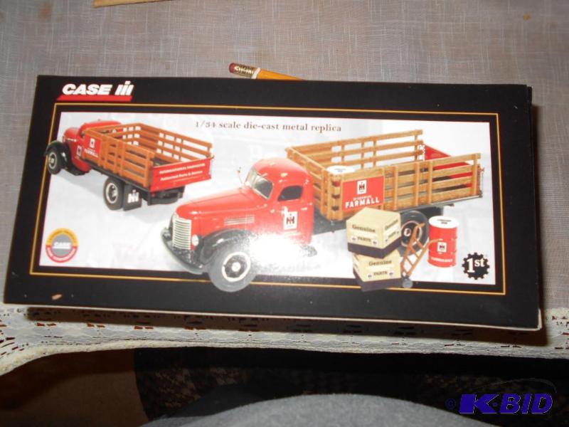 lot 134 image: 1949 KB-8 Farmall International Stake Truck. ...