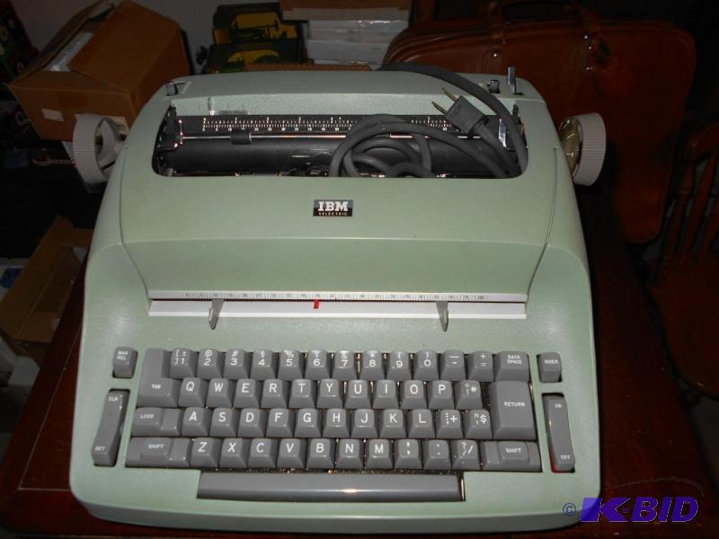 lot 191 image: IBM selectric typewriter, good condition...