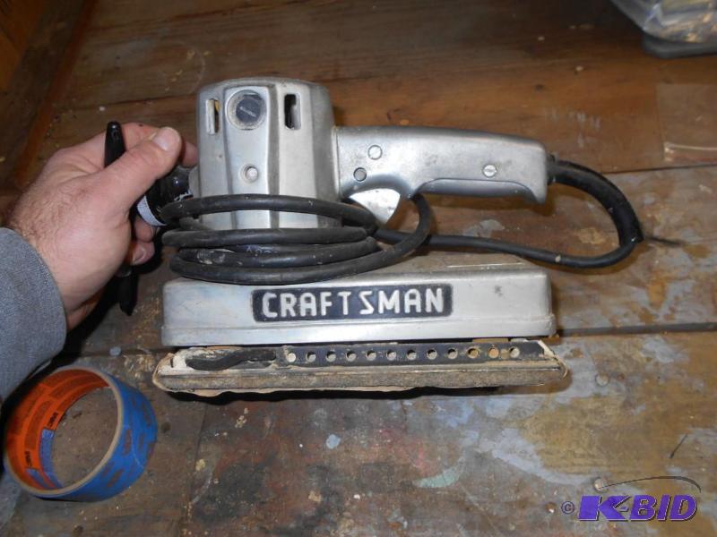 lot 205 image: Craftsman dual action sander...