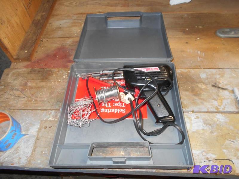 lot 216 image: Weller solder gun kit...