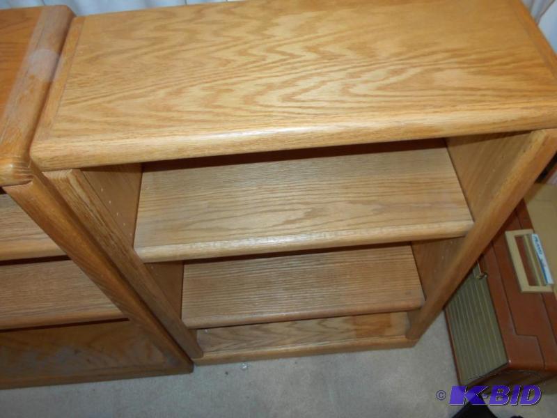lot 22 image: book shelf, wood, 24x9x36...