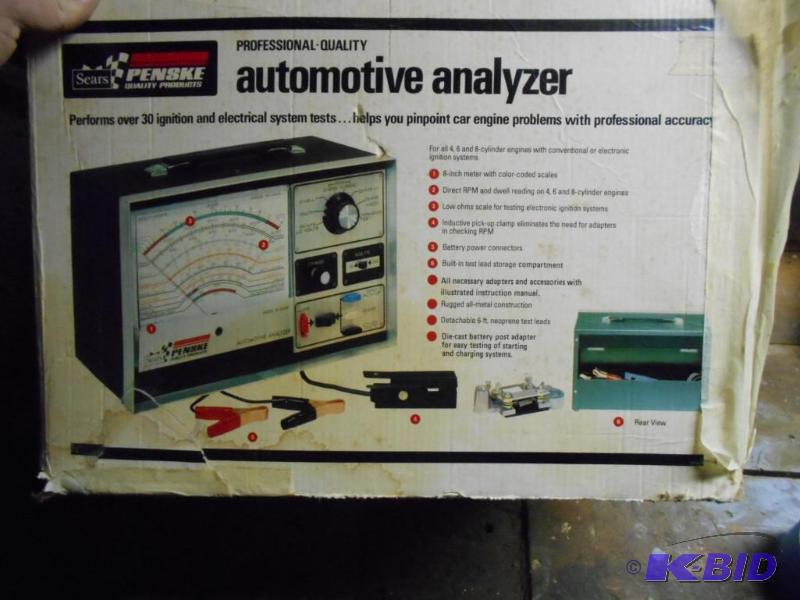 lot 225 image: Engone analyzer. Appears it was used for poin...