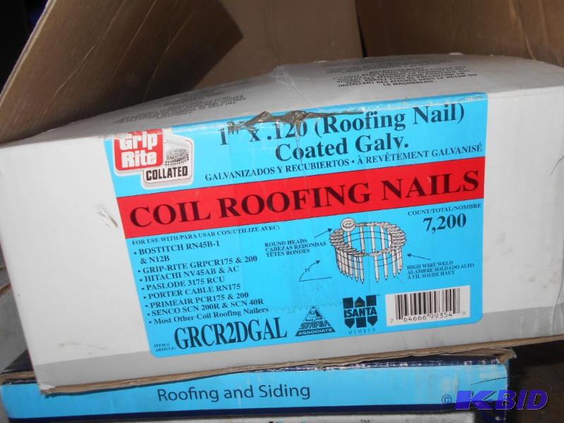 lot 248 image: Miscelaneous coil nails...