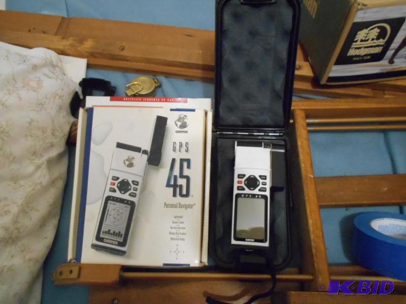 lot 285 image: Garmin GPS 45. Comes with hard carry case....