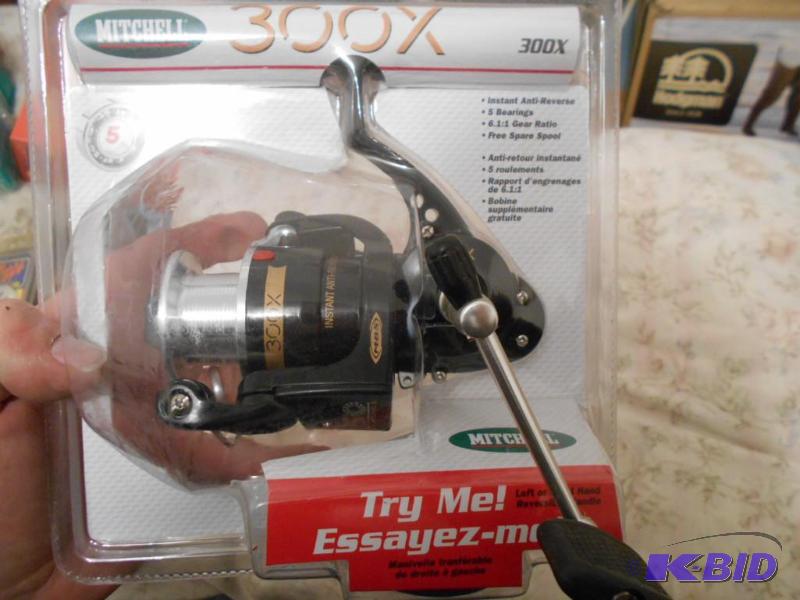 Mitchell 300X spinning reel. New in box, FMGS Minneapolis Estate  Auction