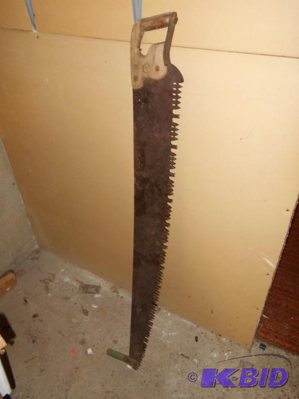 lot 323 image: two man saw...