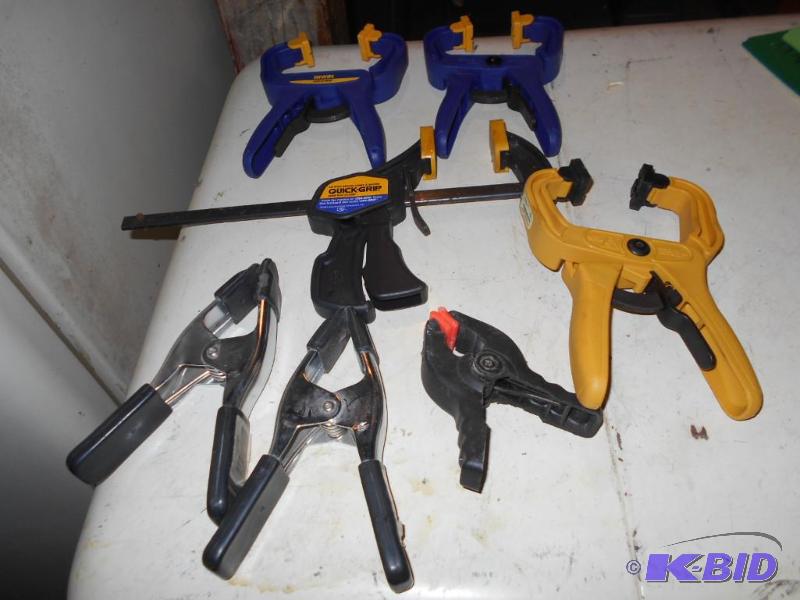 lot 324 image: set of clamps...