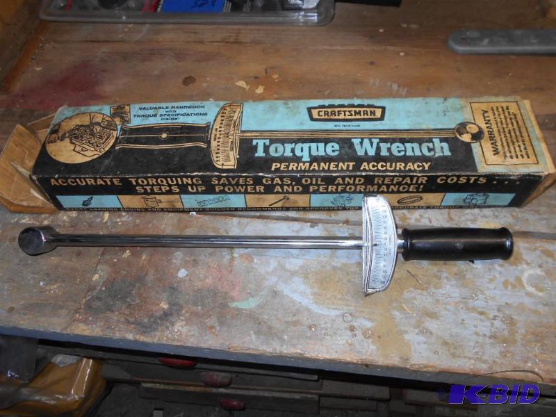 lot 328 image: 12 drive beam type torque wrench....