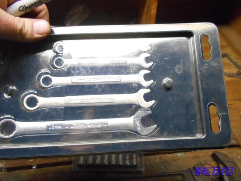 lot 333 image: Craftsman wrench set, 7-10mm, 13mm...