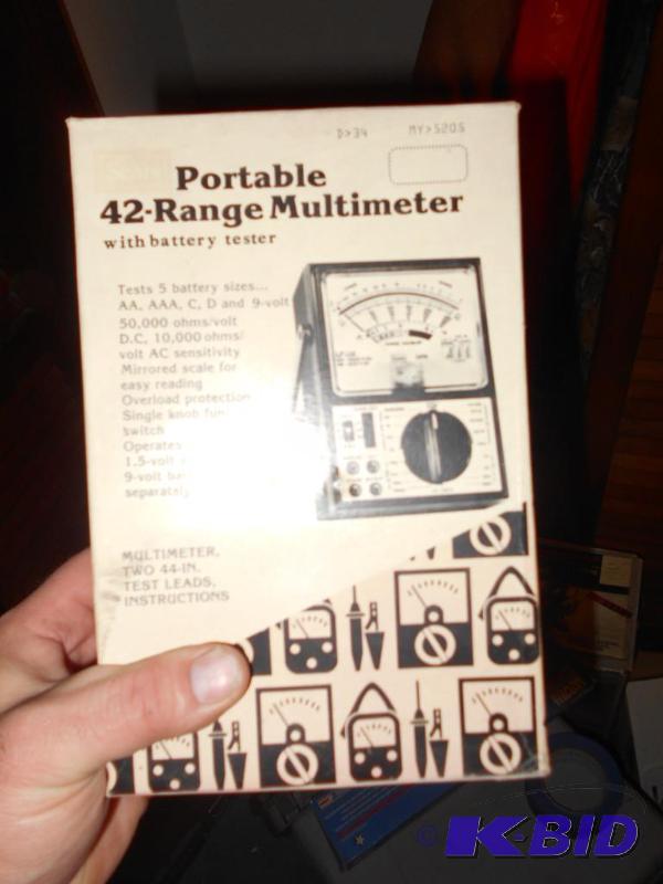 lot 342 image: auto multimeter...