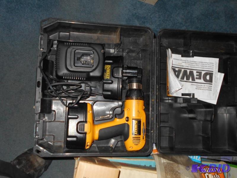 lot 346 image: 18v Dewalt drill...
