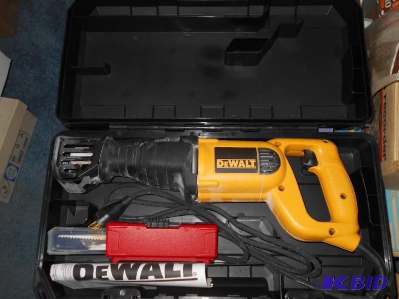 lot 347 image: Dewalt corded sawzall...