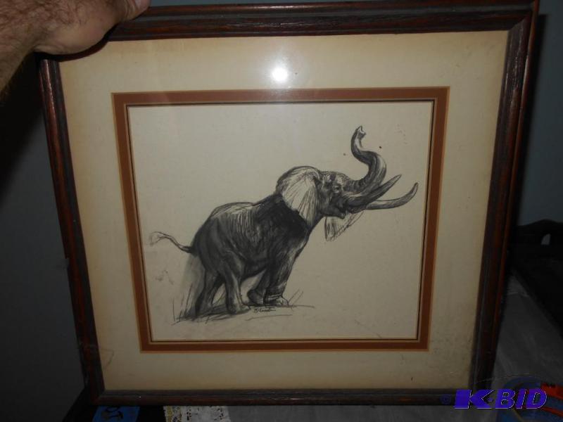 lot 37 image: Picture. Elephant...