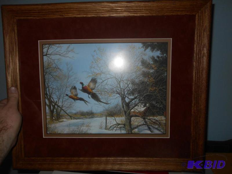 lot 44 image: Picture of Pheasants flying...