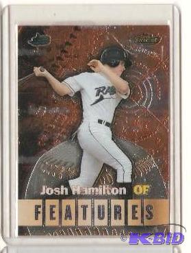 lot 106 image: 2000 Josh Hamilton  Pat Burrell  Topps Finest