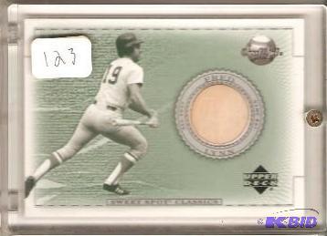 lot 123 image: Fred Lynn Bat Card