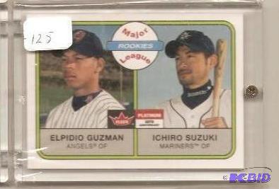 lot 125 image: Fleer 2001 Ichiro Suzuki Rookie Card