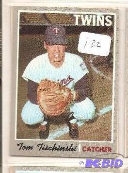 lot 132 image: 1970 Topps Tom Tischinski