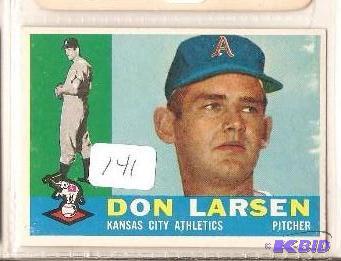 lot 141 image: 1960 Topps Don Larsen