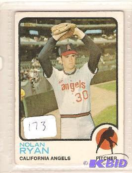 lot 173 image: Nolan Ryan 1973 Topps Card