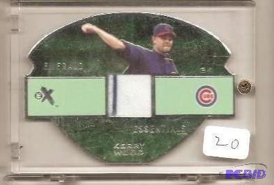 lot 20 image: Kerry Wood Game Used Jersey Card