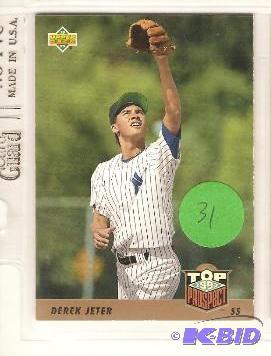lot 31 image: 1983 Derek Jeter Rookie Card