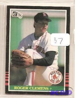 lot 37 image: 1985 Donruss Roger Clemens Rookie