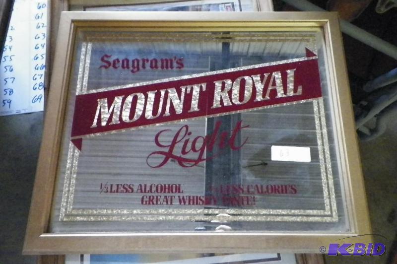 lot 63 image: Beer Mirror