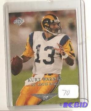 lot 70 image: Kurt Warner Rookie Card