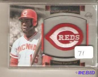 lot 71 image: 2003 George Foster PATCH Card