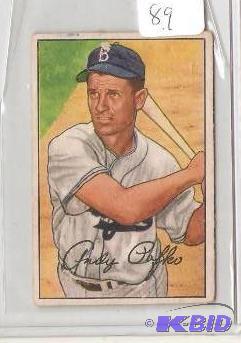 lot 89 image: 1952 Bowman Andy Pafco