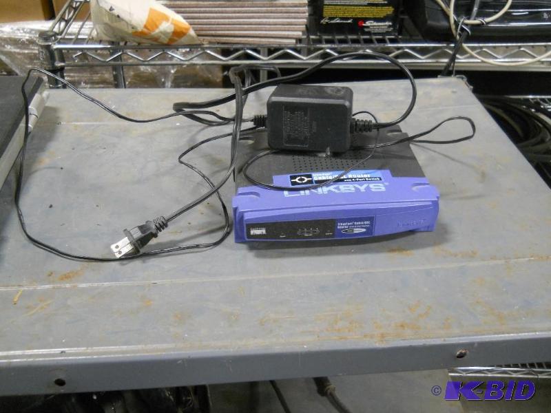 lot 107 image: Linksys Etherfast DSL Cable Router