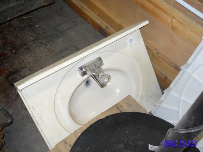lot 144 image: Sink With Faucet Attached