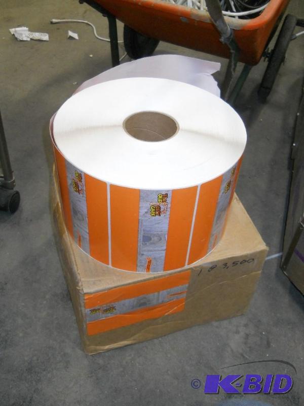 lot 42 image: Roll Of Stickers