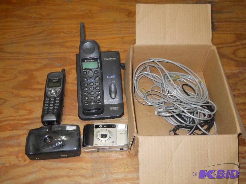 lot 93 image: Box of Phone Equipment
