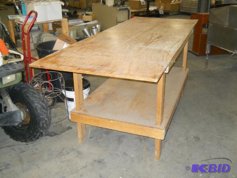 lot 94 image: Wooden Work Table