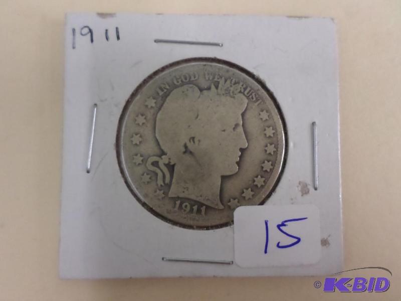 1911 Barber Half Dollar...