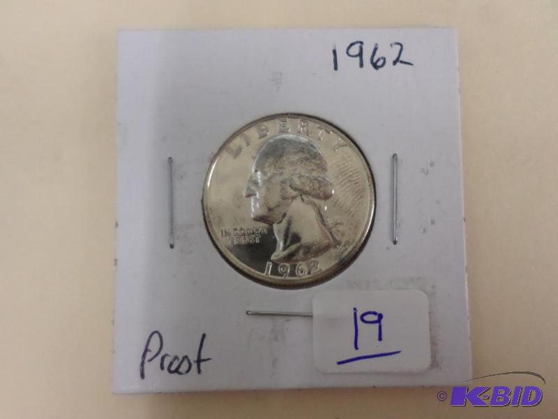 1962 Gem Proof Washington Quarter...